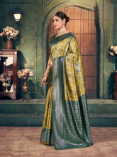 India Silk Mustard Yellow Sarees Crafted With Exquisite Zari Silk Offer A Perfect Blend Of Tradition And Luxury